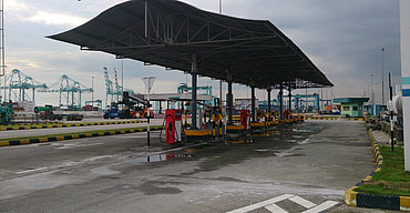 Hectronic Flottentankstelle - Containerhafen Tanjung Pelepas

